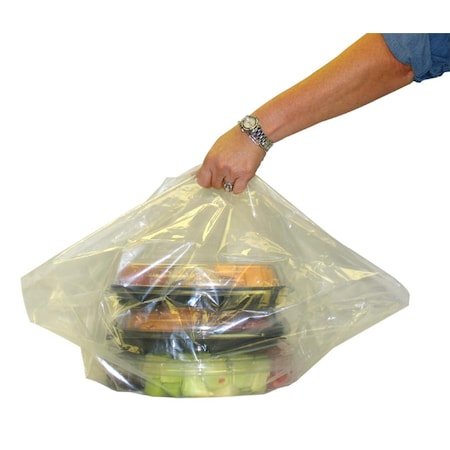 Pak-Sher Pak-Sher 18"x7"x24" Clear Plastic Catering Bag, PK50 5068